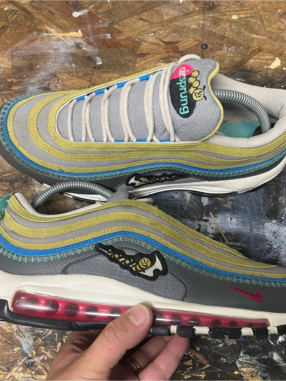 Nike Air Max 97 SE Air Sprung Iron Grey Men's Size 10 DH4759-001